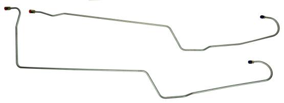 Shafer's Classic - 1957 Chevrolet Full Size Transmission Oil Cooler Line, Stainless Steel