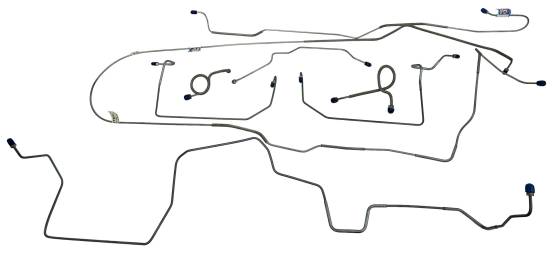 Shafer's Classic - 1971 Ford Mustang Complete Brake Line Set