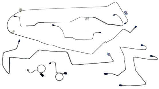 Shafer's Classic - 1968-1969 Ford Mustang Complete Brake Line Set