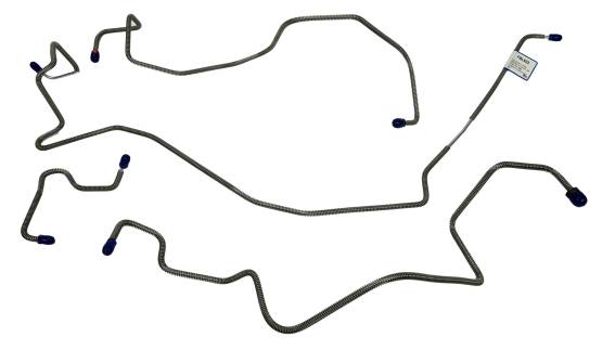 Shafer's Classic - 1987-1989 Ford F100 F150 4 WD Front Brake Lines, Stainless steel