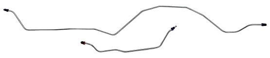 Shafer's Classic - 1980-1997 Ford F250 and F350 Rear End Housing Brake Line, Stainless steel