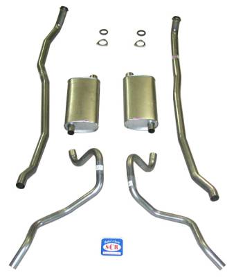 1960 - 1962 Chevrolet SW 348-409 Dual with 2-1/2" Exhaust System