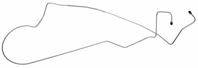 Lines - Brakes - Shafer's Classic - 1964 - 1966 Ford Mustang  Brake Lines (front to rear)