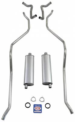 1959 El Camino Exhaust System 348 Hi-Perf. with 2-1/2" Dual Exhaust