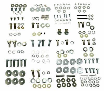 Body Parts - Convertible Related Parts - Shafer's Classic - 1959 - 1960 Chevrolet Full Size Convertible Top Bolt Kit