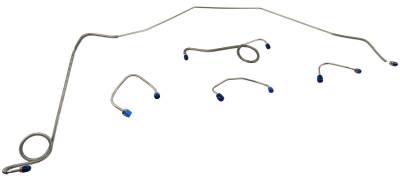 1969 Chevrolet Camaro Front Brake Line Set, Stainless Steel