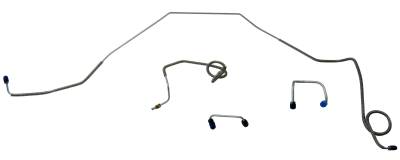 1969 Chevrolet Camaro Front Brake Line Set, Stainless Steel