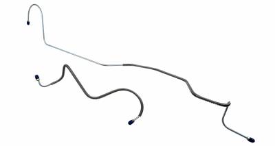  1955 - 1957 Chevrolet Full Size Rear End Housing Brake Line, Stainless Steel