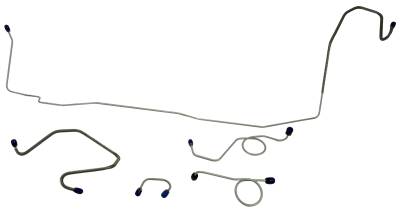 1971 Barracuda Front Brake Line Set Stainless Steel