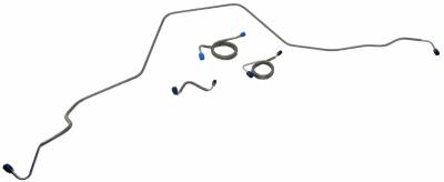 1969 Chevrolet Full Size Front Brake Line Set Stainless Steel