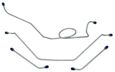 1963-1966 Chevrolet/GMC Truck Front Brake Line Set Stainless Steel