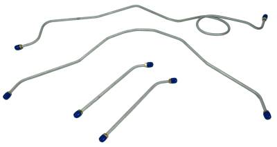 1960-1962 Chevrolet/GMC C10 Truck Front Brake Line Set Stainless Steel