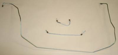 1960-62 Ford Full Size Front Brake Lines Stainless Steel