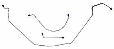 1964 - 1965 Chevrolet Chevelle  Front Brake Line Set Stainless Steel