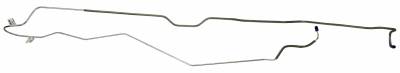 1987-1989 Ford Bronco Front To Rear Brake Line, Stainless Steel