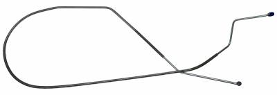  Late 1965 - 1966 Chevrolet Corvette Front to Rear Brake Line, Stainless Steel