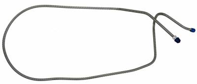 1975 and 1976-1982 Chevrolet Corvette Front to Rear Brake Line, Stainless Steel