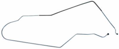 1956 - 1957 Chevrolet Convertible Long Gas Lines (Pump To Tank), Stainless Steel