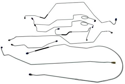 1967-1970 Ford F100 4 x 2 Complete Brake Line Set