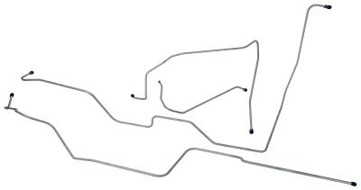 1993 Ford F150 Lightning Transmission Cooler Line Stainless Steel