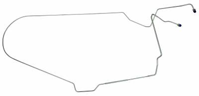 1972 - 1973 Ford Mustang Brake Lines (Front To Rear Of Car),304 Stainless Steel