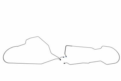 1973-80 Chevrolet Truck Brake Lines (Front To Rear), Stainless steel