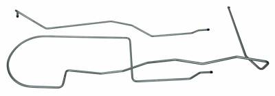 1969 - 1970 Ford Mustang Long Gas Lines, Pump To Tank,304 Stainless Steel