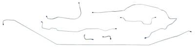 1956 - 1962 Chevrolet Corvette Full Brake Line Set, Stainless Steel