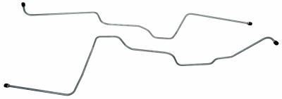 1962-1964 Ford Fairlane Transmission Oil Cooler Lines, Stainless Steel