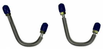 1967 - 1968 Chevrolet Chevelle  Front Disc Caliper Lines, Stainless Steel