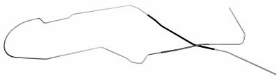  1964 - 1967 Chevrolet Chevelle Return Gas Line, 304 Stainless Steel