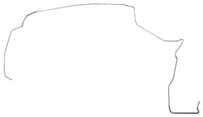 1972 Buick LeSabre Return Gas Lines (Pump To Tank), 304 Stainless Steel