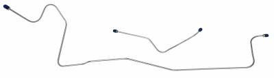 1963-65 Falcon Front Brake Lines, Stainless Steel
