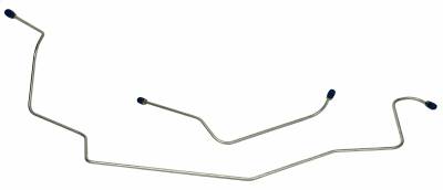 1964 Falcon Front Brake Lines, Stainless Steel