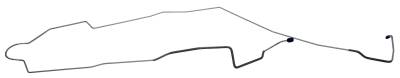 1980-1985 Ford Bronco Front To Rear Brake Line, Stainless steel