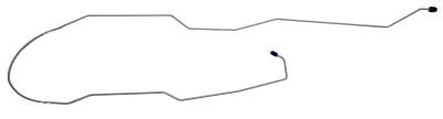 1978-1979 Ford Bronco Front To Rear Brake Line