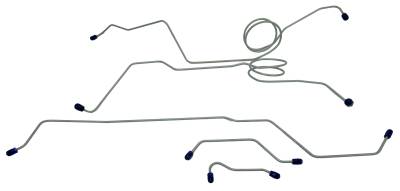1978-1979 Bronco Front Brake Line Set, Stainless steel