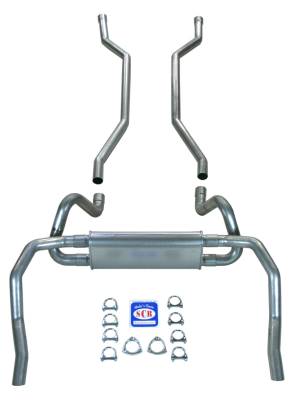 1967 - 1969 Camaro 2-1/2" Exhaust System with Small Block Headers, Stainless steel