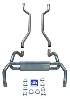 1967 - 1969 Camaro 2-1/2" Exhaust System with Small Block Headers, Stainless steel