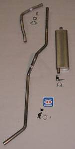 1955 Chevrolet Full Size Station Wagon exc. 9 Passenger, 6 cyl. Exhaust System, Stainless steel