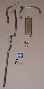 1955 Chevrolet Full Size Convertible 8 cyl. Single Exhaust System, Stainless steel