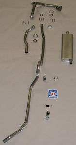 1957 Chevrolet Full Size 8 cyl. Single Exhaust System, Stainless steel