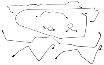 1967 Ford Mustang Complete Brake Line Set