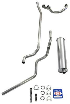 1963-1966 Chevrolet C10 Truck Exhaust System, Short Bed, Small Block V8, Stainless steel