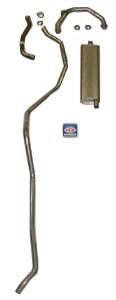 1959 Chevrolet Full Size Exhaust System 8 cyl. 283 single exhaust HT & convertible, Stainless steel