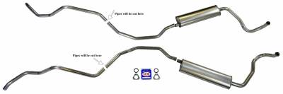 Shafer's Classic - 1960-1964 Chevrolet 8 cyl. 283 and 327 Dual Exhaust exc. hi-perf. Small Block, Stainless steel - Image 2
