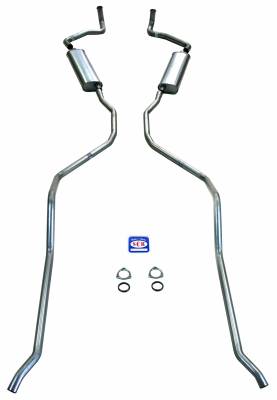 1959 El Camino and SW except 9 Passenger 348 hi-perf. w/ 2-1/2" Dual Exhaust System, Stainless steel