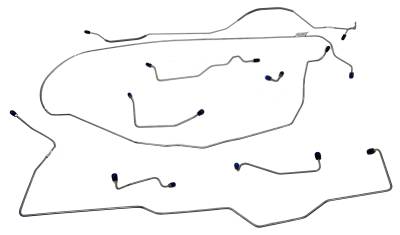 1967 Ford Mustang Complete Brake Line Set