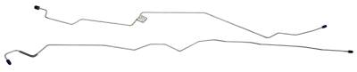 1976-1979 Ford F100 F150 4 WD Front To Rear Brake Line