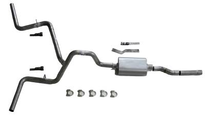 1987-1996 Ford Bronco Cat Back Dual Exhaust System